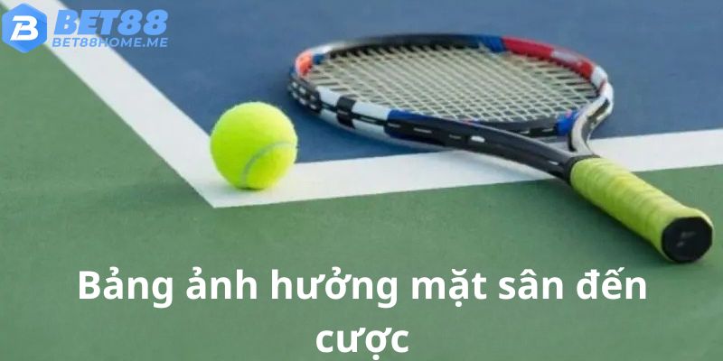 Phân tích mặt sân giúp người chơi chọn kèo tennis chính xác hơn