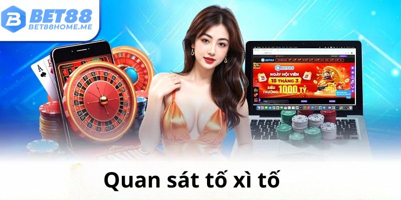 Người chơi đang quan sát hành động trước khi quyết định tố.